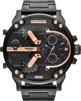 Reloj cronógrafo Mr.Daddy Diesel para hombre, 57 mm y acero inoxidable.
