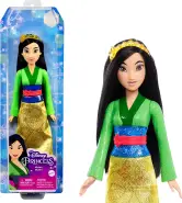 Muñeca Disney Princess Mulán con cabello largo, juguete para +3 años (Mattel HLW14)