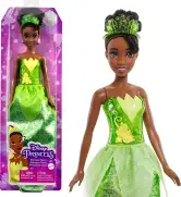Muñeca Disney Princess Tiana de la película Tiana y el Sapo, +3 años (Mattel HLW04)