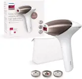Depiladora de luz pulsada Philips Lumea IPL Serie 9000 3 accesorios  