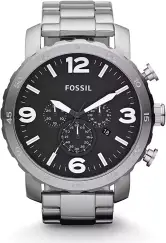 Reloj Fossil Nate para Hombre, 50mm, Cronógrafo, Acero Inoxidable Reloj Fossil Nate para Hombre, 50mm, Cronógrafo, Acero Inoxidable