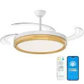 Ventilador de Techo Retráctil con Luz LED