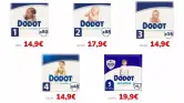 Pañales Dodot Sensitive para Tallas 1, 2, 3, 4, y 5 desde 14,9€