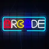 Letrero de neón de Arcade 15x41cm