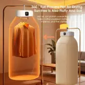 Secador de ropa eléctrico plegable