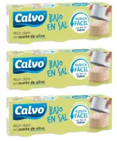 Pack 9 x 65g Calvo Atún Claro en Aceite de Oliva