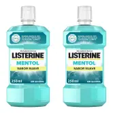 2 Listerine Mentol Sabor Suave 250ml