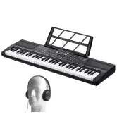 Piano con teclado digital de 61 teclas