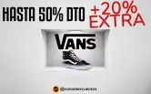Hasta 50% Dto. + 20% EXTRA en las rebajas de Vans