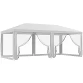 Carpa de Jardín 6x3 m con 6 Mosquiteras Laterales