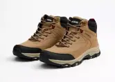 Botas montañeras efecto piel para mujer