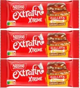 3x87g tableta chocolate con leche y galleta NESTLÉ Extrafino Xtreme