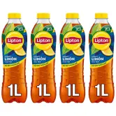 4x1L de Té helado  Lipton sabor a limón  