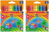 24x Ceras para colorear BIC Kids Plastidecor
