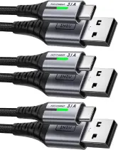 Pack 3 Cables USB-C (2m+2m+0,5m)