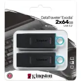 2 Kingston DataTraveler Exodia 64GB