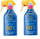 2x Spray Solar Nivea Sun FP50+ Kids 270ml 2x Spray Solar Nivea Sun FP50+ Kids 270ml
