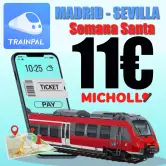 Viaje chollo en tren desde Madrid a Sevilla en Semana Santa