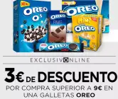 3€ Dto. por compra superior a 9€ en Oreo en El Corte Ingles