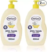 2x Nenuco Jabón Líquido Ultra Suave 650ml