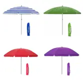 2 sombrillas de 140cm para playa piscina o jardín