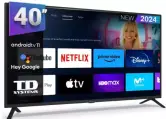 SmartTV TD Systems 40" HD Android 11 + Chromecast