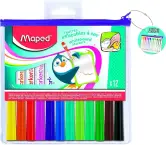 12 Rotuladores de colores borrables en seco Maped
