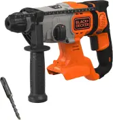 Taladro percutor BLACK+DECKER SDS-Plus a batería de 18V