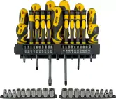 Set de 57 destornilladores y puntas de destornillador Stanley