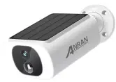 Cámara de vigilancia exterior solar Anran 2K 3MP WiFi con batería