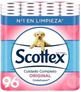 96 Rollos Papel Higiénico Scottex Original