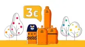 Solo hoy llévate 3€ de dto. en tu bombona