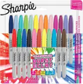 24 Marcadores permanentes Sharpie Colour Burst