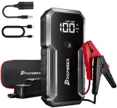 Arrancador de batería de coche 3000A Popdeer 23800mAh