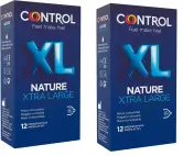 2x Caja 12Preservativos Control Nature XL