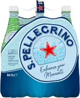 6x1L Agua con Gas S. Pellegrino 6x1L Agua con Gas S. Pellegrino