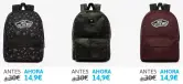 Descuentos en selección de mochilas Vans