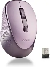 Ratón Óptico Inalámbrico NGS Dew Lilac Ratón Óptico Inalámbrico NGS Dew Lilac