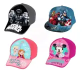 Gorras infantiles (Marvel, Minnie, Star Wars y Frozen)