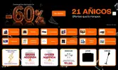 Hasta 60% Dto. en Tecnología 21 Aniversario PcComponentes Hasta 60% Dto. en Tecnología 21 Aniversario PcComponentes