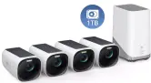 Pack 4 Cámaras + Servidor Almacenamiento 1TB Eufy S330