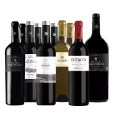 Pack 10 botellas de vino Rioja, Ribera del Duero y Rueda