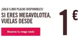 Solo hoy vuelos para miembros Megavolotea en Volotea