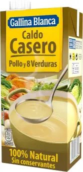  Caldo Casero de Pollo y 8 Verduras Gallina Blanca