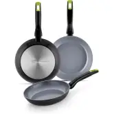 Set 3 Sartenes Monix Eco Nature 18, 22 y 26 cm