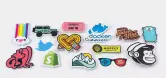 10 Pegatinas troqueladas personalizadas 76x76mm con envío gratis