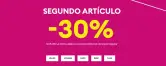 30% de dto. en el segundo artículo más barato en Sinsay