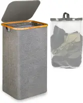 Cesto ropa sucia con Tapa 120L