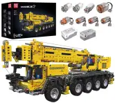 Bloques de construcción Mould King grúa móvil motorizada