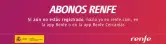 Ya disponibles los abonos gratuitos de Renfe